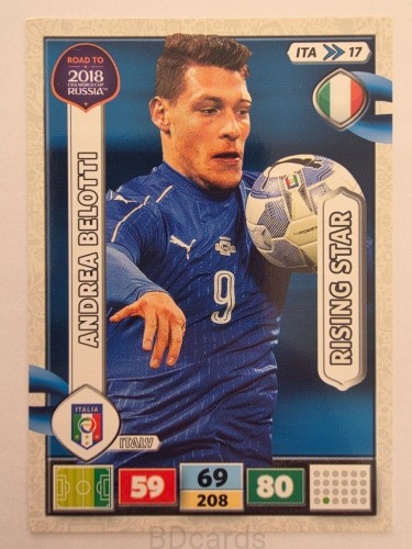 2018 Panini Road To World Cup Russia Andrea Belotti Włochy Ita 17