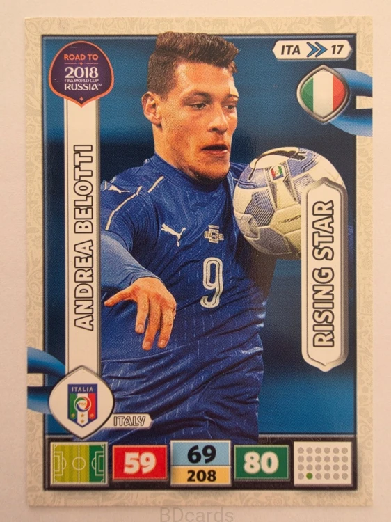 2018 Panini Road To World Cup Russia Andrea Belotti Włochy Ita 17