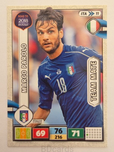 2018 Panini Road To World Cup Russia Marco Parolo Włochy Ita 11
