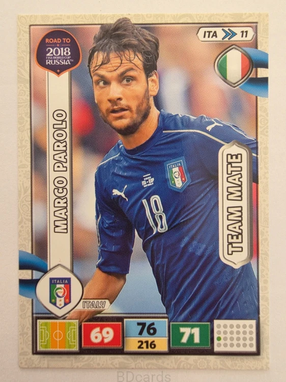 2018 Panini Road To World Cup Russia Marco Parolo Włochy Ita 11