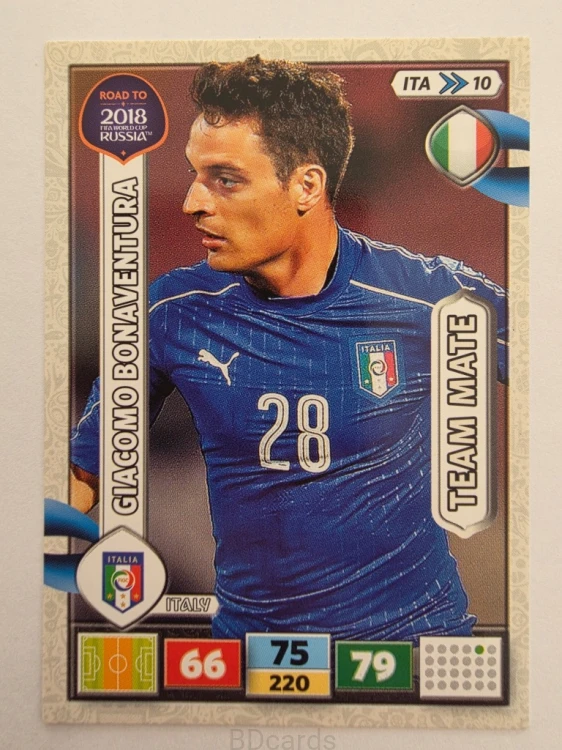 2018 Panini Road To World Cup Russia Giacomo Bonaventura Włochy Ita 10