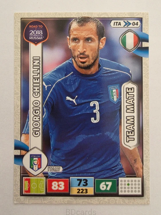 2018 Panini Road To World Cup Russia Giorgio Chiellini Włochy Ita 4