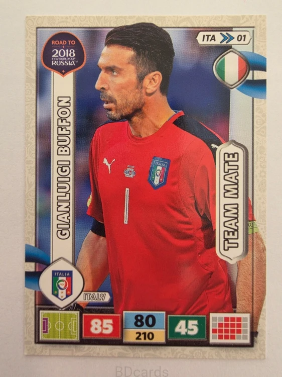 2018 Panini Road To World Cup Russia Gianluigi Buffon Włochy Ita 1