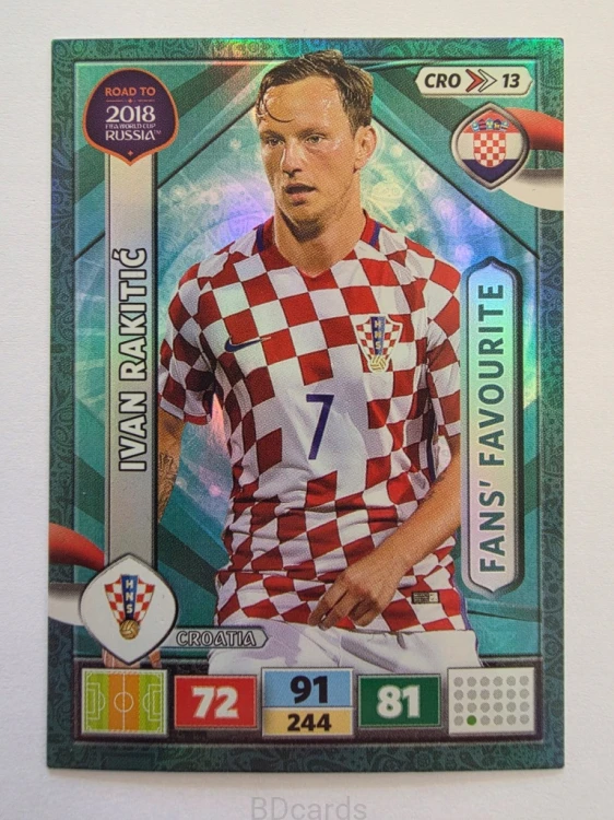 2018 Panini Road To World Cup Russia Ivan Rakitić Fans Chorwacja Cro 13