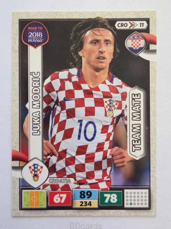2018 Panini Road To World Cup Russia Luka Modrić Chorwacja Cro 11