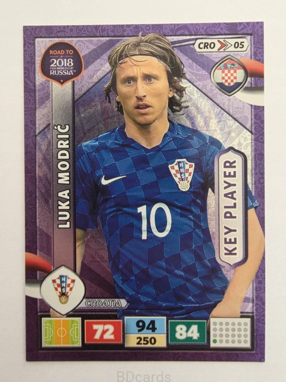 2018 Panini Road To World Cup Russia Nikola Luka Modrić Chorwacja Cro 5