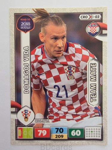 2018 Panini Road To World Cup Russia Nikola Domagoj Vida Chorwacja Cro 3