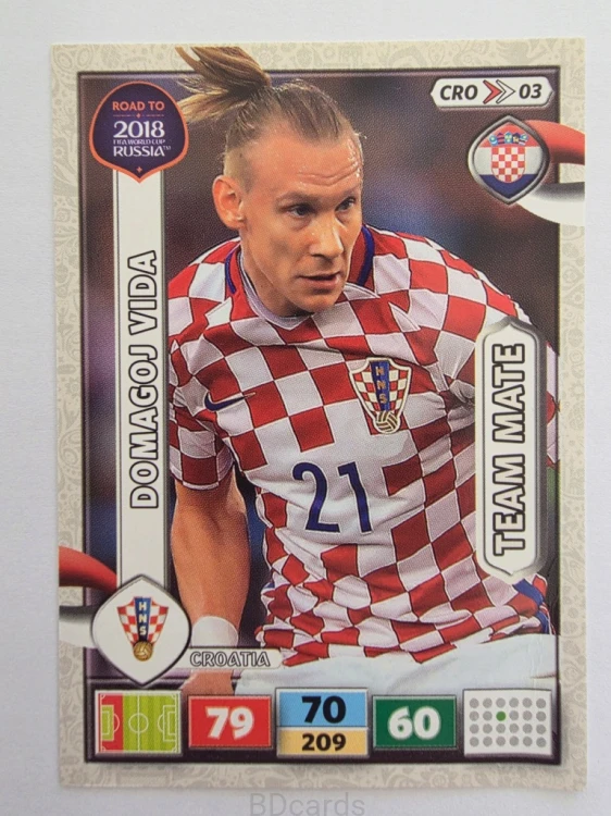 2018 Panini Road To World Cup Russia Nikola Domagoj Vida Chorwacja Cro 3