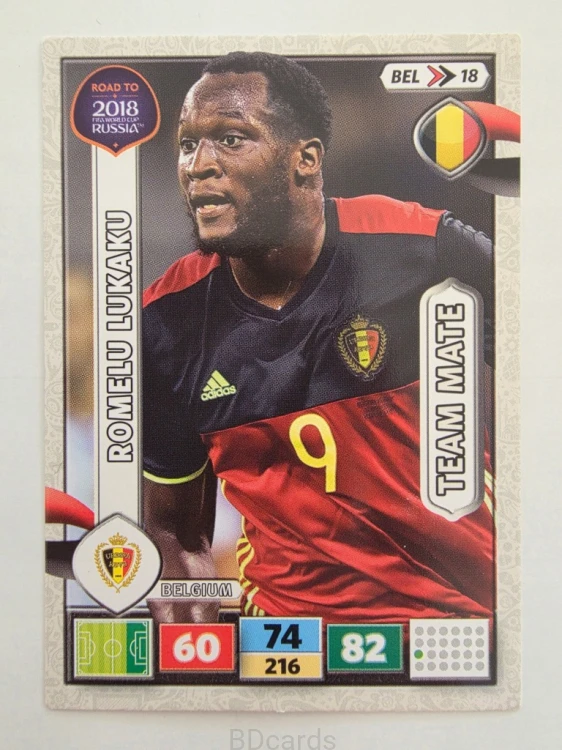 2018 Panini Road To World Cup Russia Romelu Lukaku Belgia Bel 18