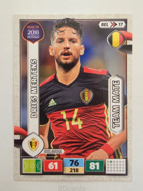 2018 Panini Road To World Cup Russia Dries Mertens Belgia Bel 17