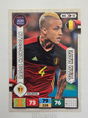 2018 Panini Road To World Cup Russia Radja Nainggolan Belgia Bel 12