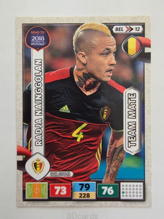 2018 Panini Road To World Cup Russia Radja Nainggolan Belgia Bel 12