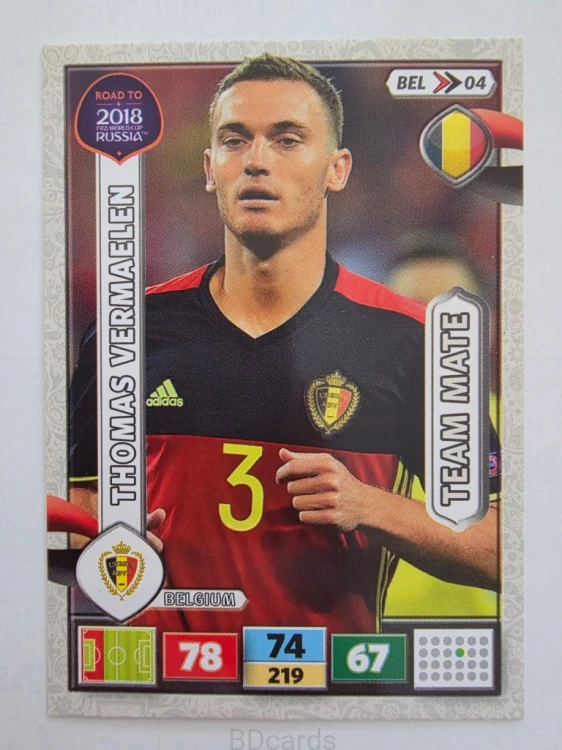 2018 Panini Road To World Cup Russia Thomas Wermaelen Belgia Bel 4