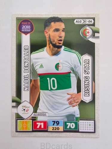 2018 Panini Road To World Cup Russia Nabil Bentaleb Algieria Alg 6