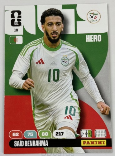 2026 Panini World Cup Said Benrahma Nr 18 Hero Algieria /EC