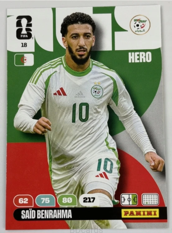 2026 Panini World Cup Said Benrahma Nr 18 Hero Algieria /EC