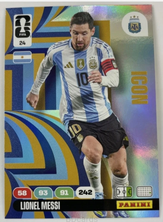 2026 Panini World Cup Lionel Messi Nr 24 Argentyna Icon /EC