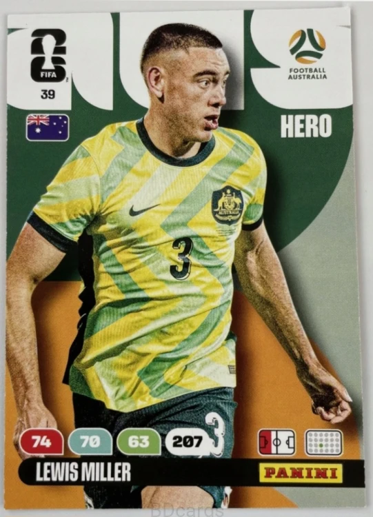 2026 Panini World Cup Lewis Miller Australia Nr 39 Hero /EC