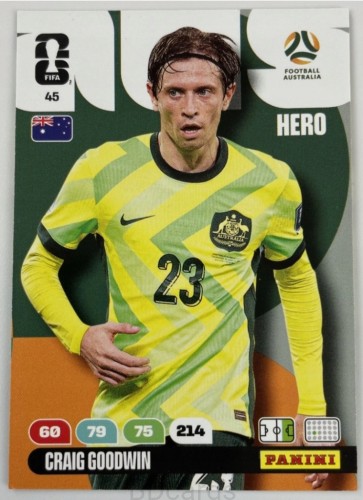 2026 Panini World Cup Craig Goodwin Australia Nr 45 Hero /EC